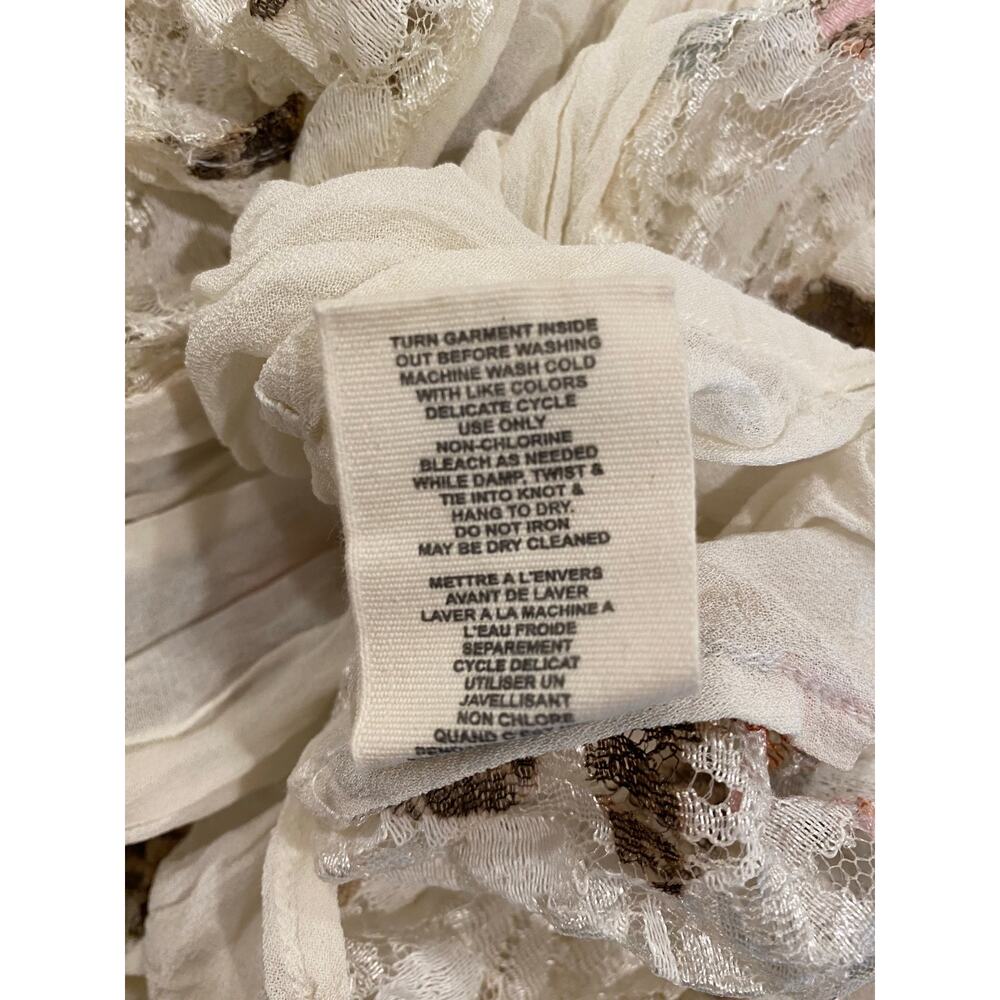 Free People New Romantics Boho Floral High-low Festival Skirt Women’s Medium - Picture 6 of 8